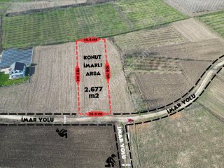 AYDIN EMLAK'TAN SATILIK 2.677 m2 İMARLI ARSA ALTINDERE MERKEZ / CUMHURİYET MAH.