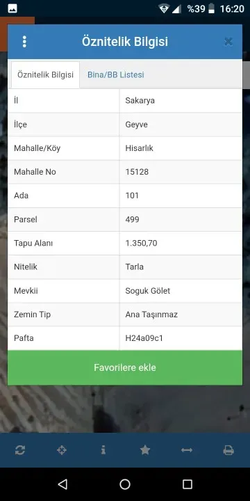 AVCI EMLAKTAN GEYVE HİSARLIKTA 1350 m2 HESAPLI YATIRIMLIK ARAZİ