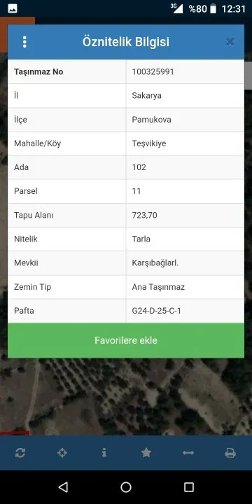 AVCI EMLAK'TAN PAMUKOVA İLÇESİ TEŞVİKİYE KÖYÜNDE MANZARALI YATIRIMLIK 724 m² YOLA CEPHE TİNY HOUSE İÇİN İDEAL