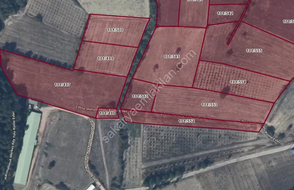 GÖYNÜK HACIMAHMUT KÖYÜNDE 6880 m² YATIRIM DEĞERİ YÜKSEK ARAZİ