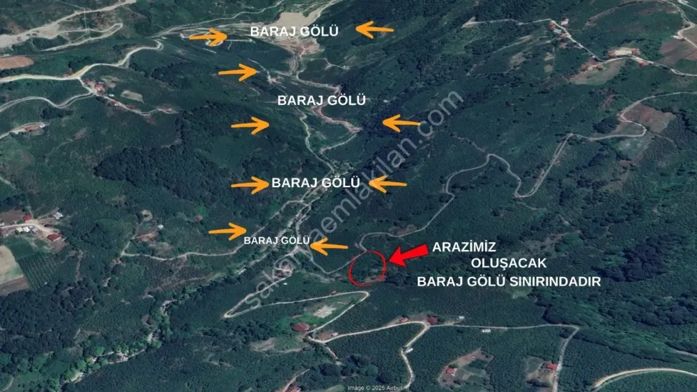 BALLIKAYA BARAJ MANZARALI SATILIK FINDIK BAHÇESİ KONUT İMARLI