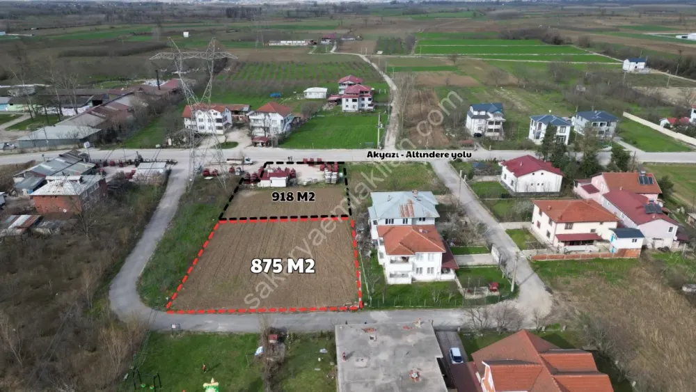 875 m2 İMARLI ARSA SATILIK ALTINDERE YOLU ÜZERİ / HARUNUSTA