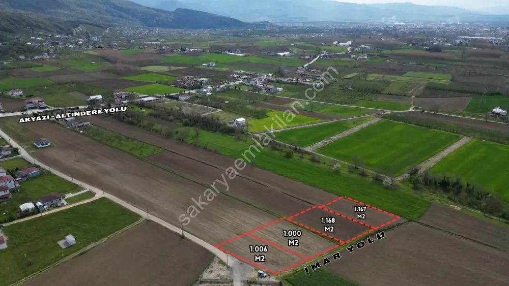 ALTINDERE/GÜNDOĞAN 1.167 m2 İMARLI ARSA SATILIK / AKYAZI