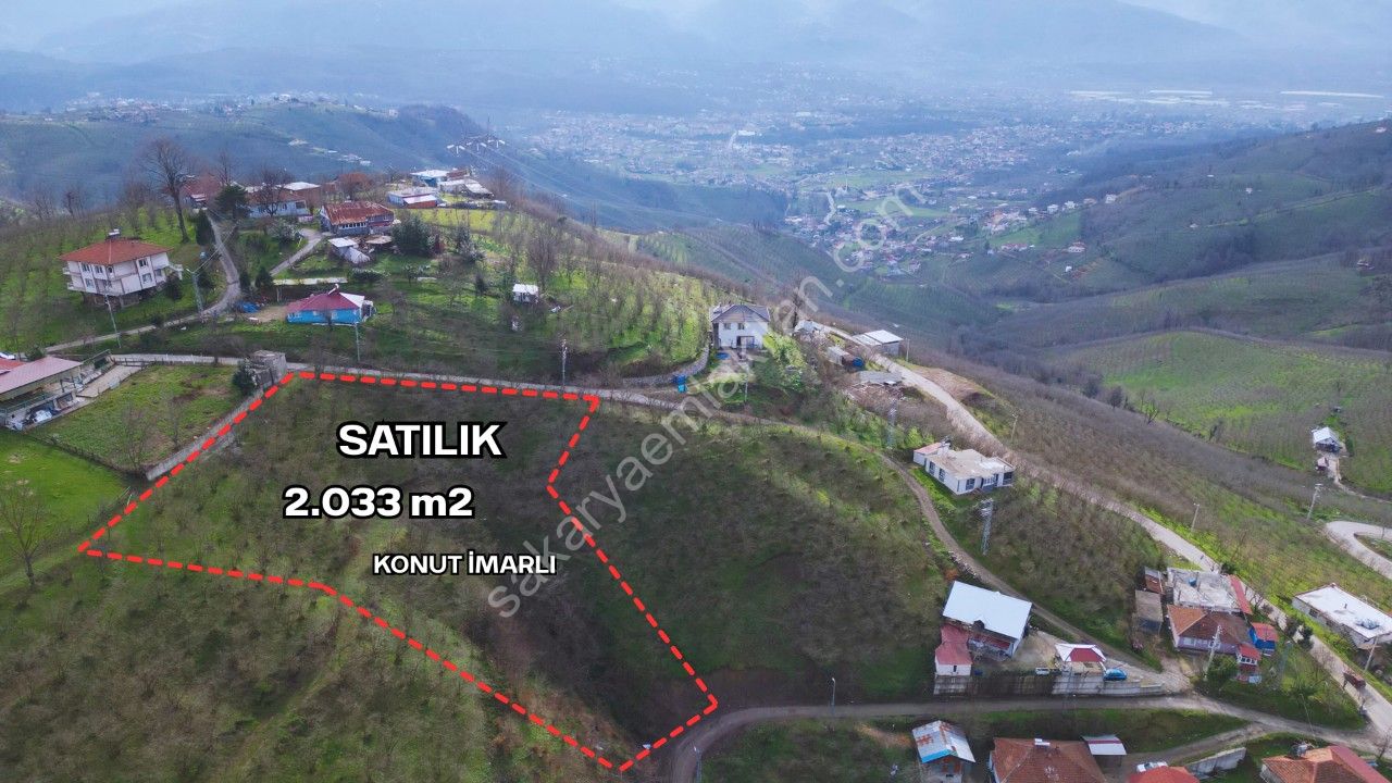 YENİKÖY / AKYAZI 2.033 m2 KONUT İMARLI ARSA SATILIK